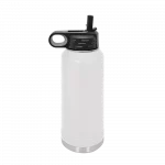 32 oz insulated water bottle in white