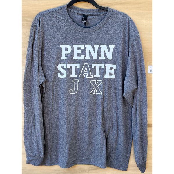 Penn State Jax logo long sleeve tshirt in graphite