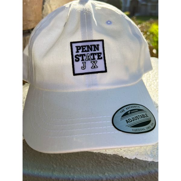 penn state jax logo'd yupong white ball cap